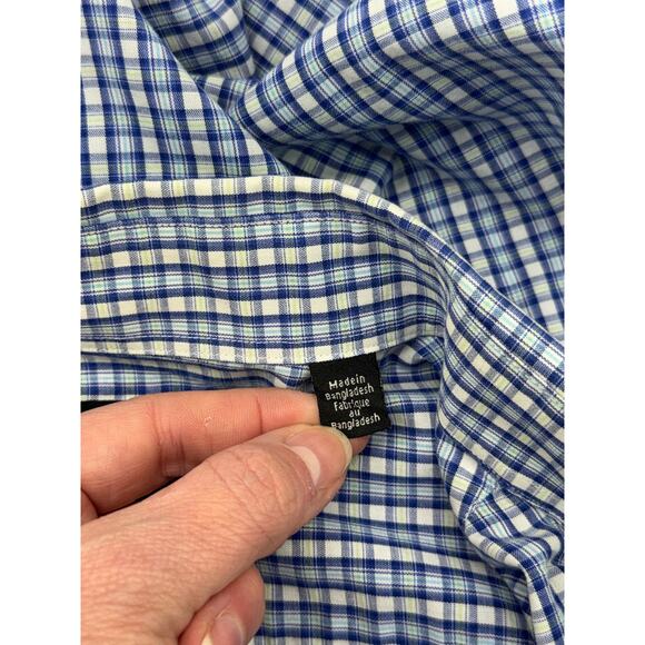 Men's U.S. polo Assn.  XL 17 plaid button down shirt - Picture 7 of 9